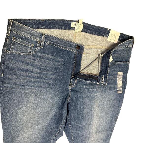 Lane Bryant 28 Super Stretch Signature Fit Skinny Jeans Mid-Rise Flex Waistband - Picture 4 of 16